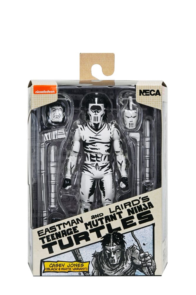 Teenage Mutant Ninja Turtles Actionfigur Casey Jones Black & White 18 cm - Preorder - ETA: 15.10.2025