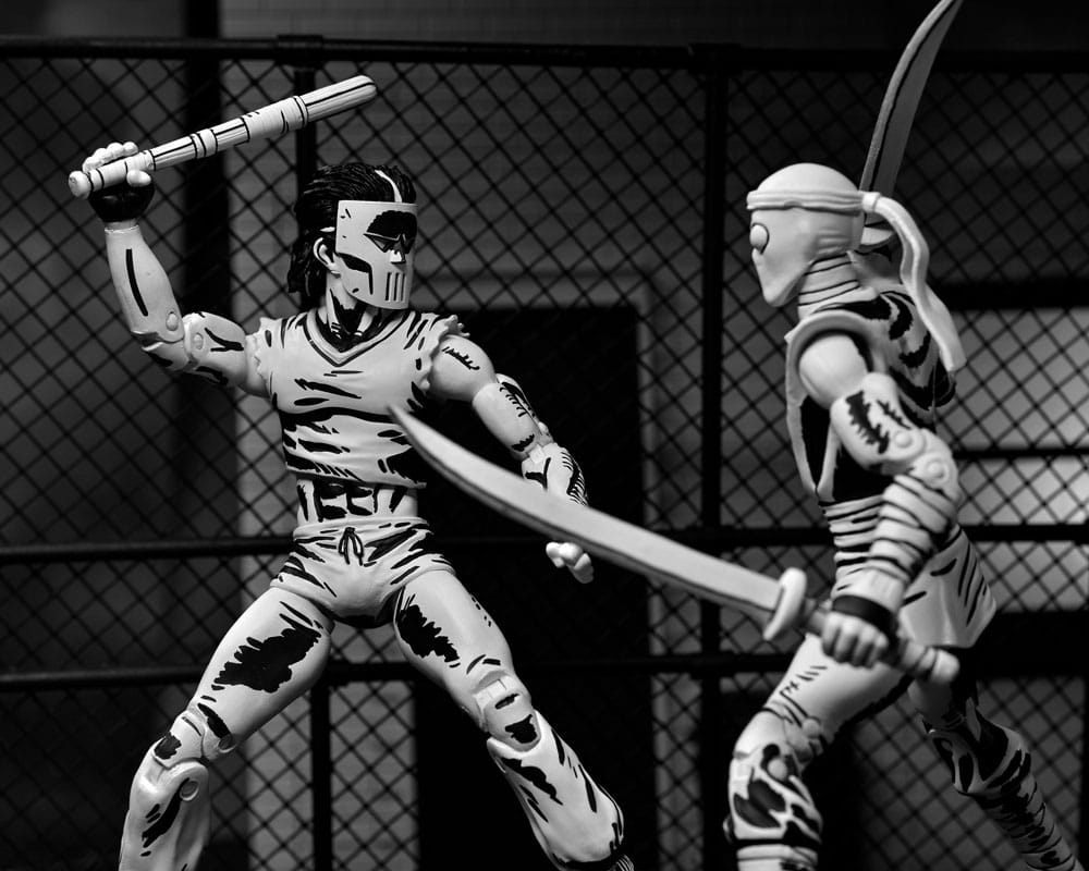 Teenage Mutant Ninja Turtles Actionfigur Casey Jones Black & White 18 cm - Preorder - ETA: 15.10.2025