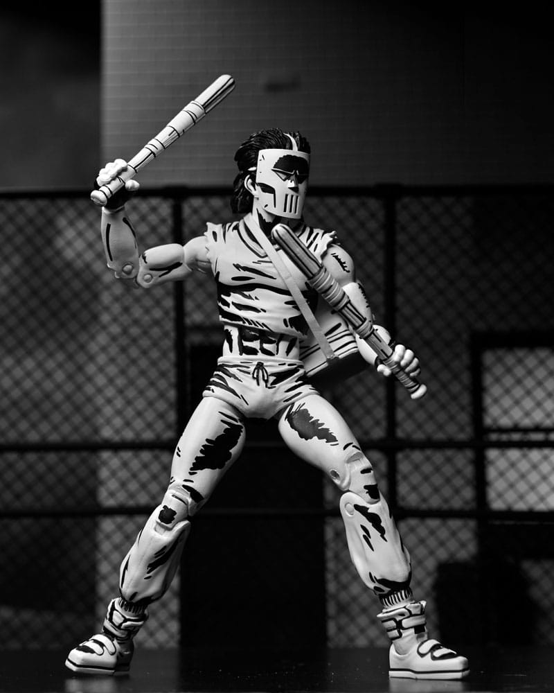 Teenage Mutant Ninja Turtles Actionfigur Casey Jones Black & White 18 cm - Preorder - ETA: 15.10.2025