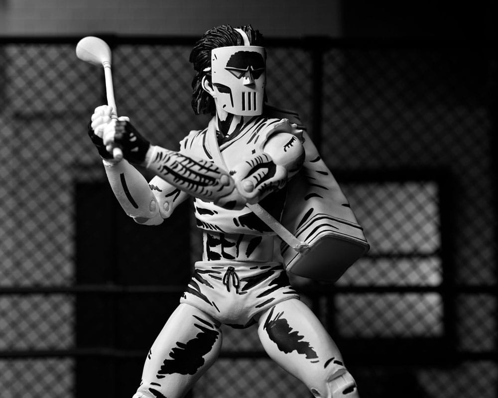 Teenage Mutant Ninja Turtles Actionfigur Casey Jones Black & White 18 cm - Preorder - ETA: 15.10.2025