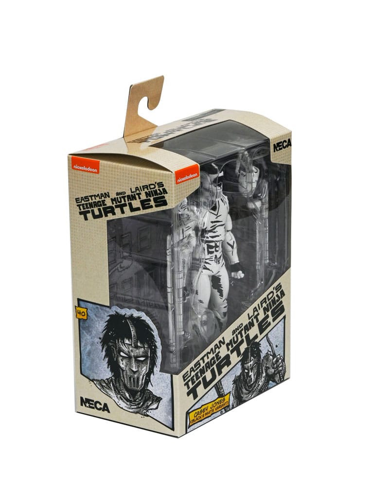 Teenage Mutant Ninja Turtles Actionfigur Casey Jones Black & White 18 cm - Preorder - ETA: 15.10.2025