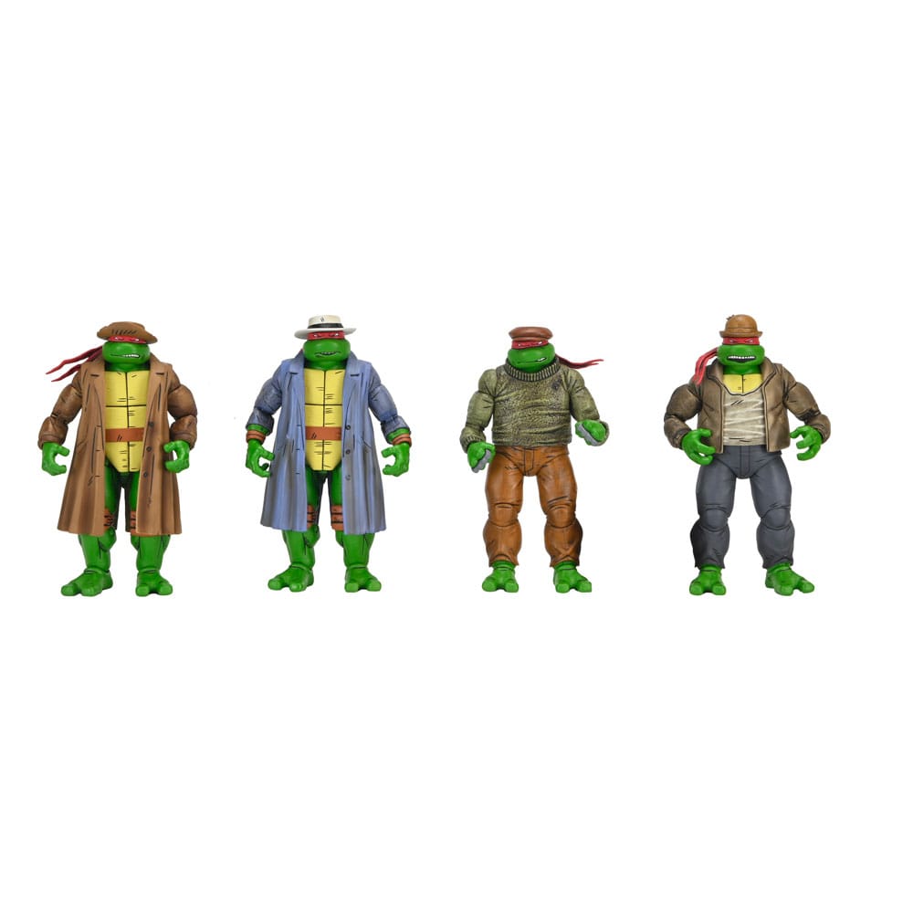 Teenage Mutant Ninja Turtles Actionfiguren 4er Pack Gangster Turtles 18 cm - Versand: 7 Tage nach Bestellung