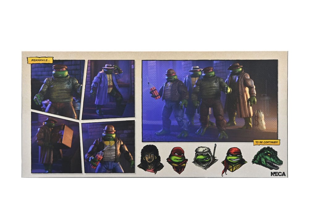 Teenage Mutant Ninja Turtles Actionfiguren 4er Pack Gangster Turtles 18 cm - Versand: 7 Tage nach Bestellung