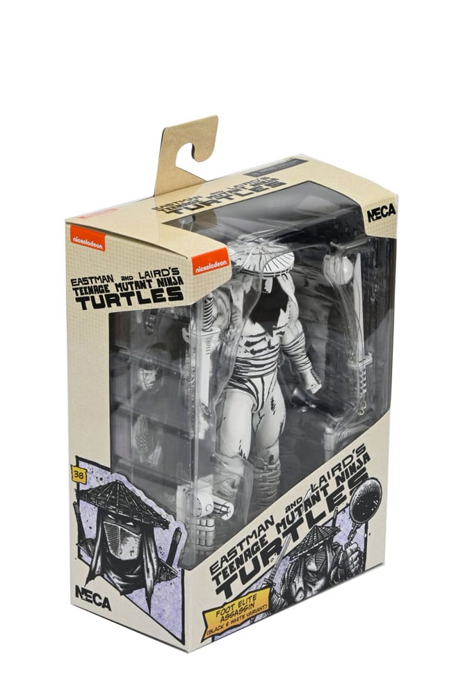Teenage Mutant Ninja Turtles Actionfigur Foot Assassin Black and White 18 cm - Preorder - ETA: 15.10.2025