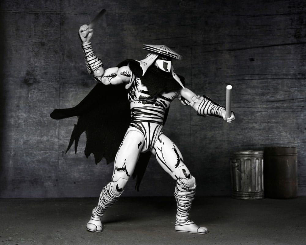 Teenage Mutant Ninja Turtles Actionfigur Foot Assassin Black and White 18 cm - Preorder - ETA: 15.10.2025