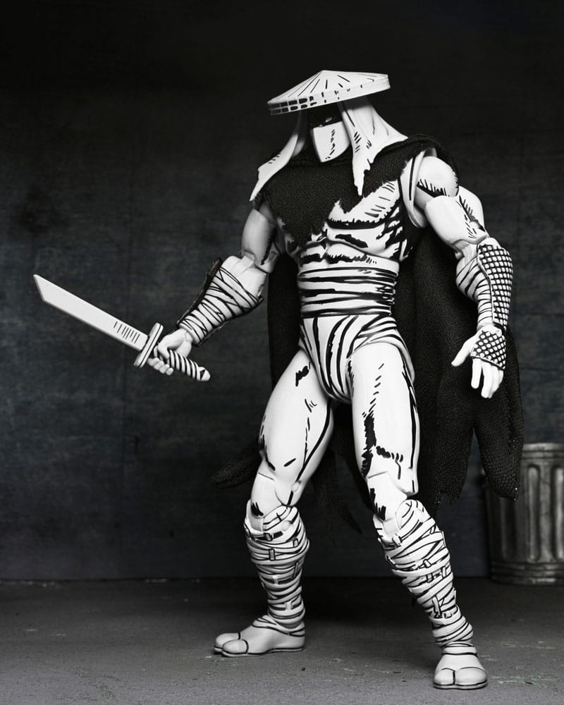 Teenage Mutant Ninja Turtles Actionfigur Foot Assassin Black and White 18 cm - Preorder - ETA: 15.10.2025