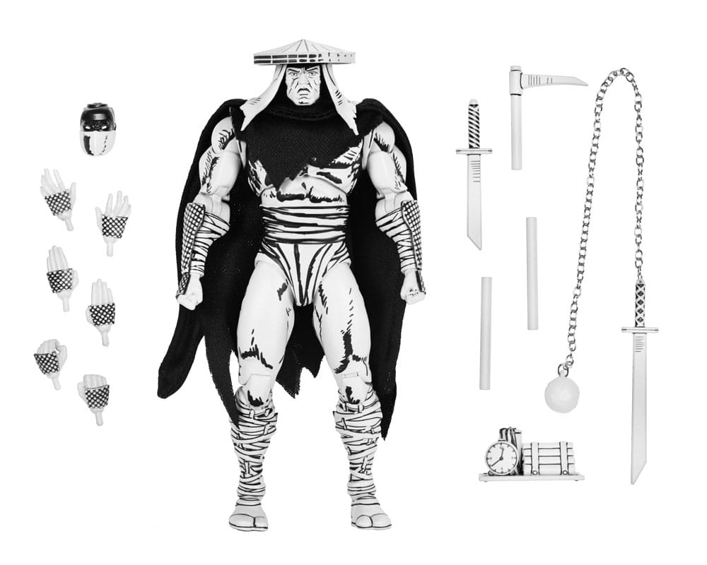 Teenage Mutant Ninja Turtles Actionfigur Foot Assassin Black and White 18 cm - Preorder - ETA: 15.10.2025