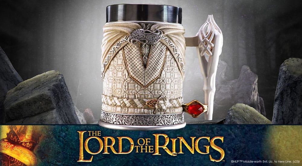 Herr der Ringe Krug Gandalf the White 15 cm - Versand: 5-7 Tage nach Bestellung