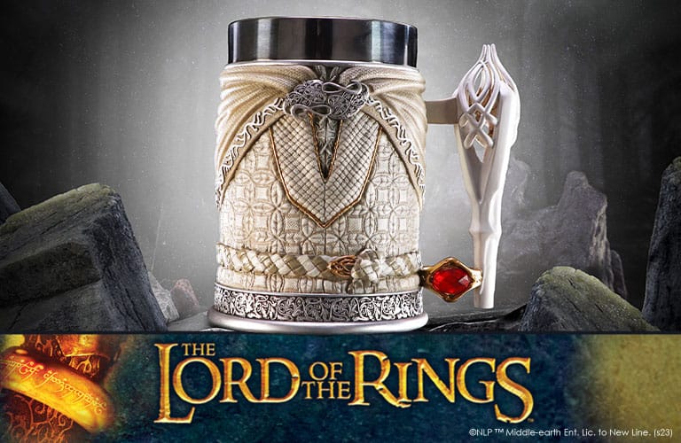 Herr der Ringe Krug Gandalf the White 15 cm - Versand: 5-7 Tage nach Bestellung