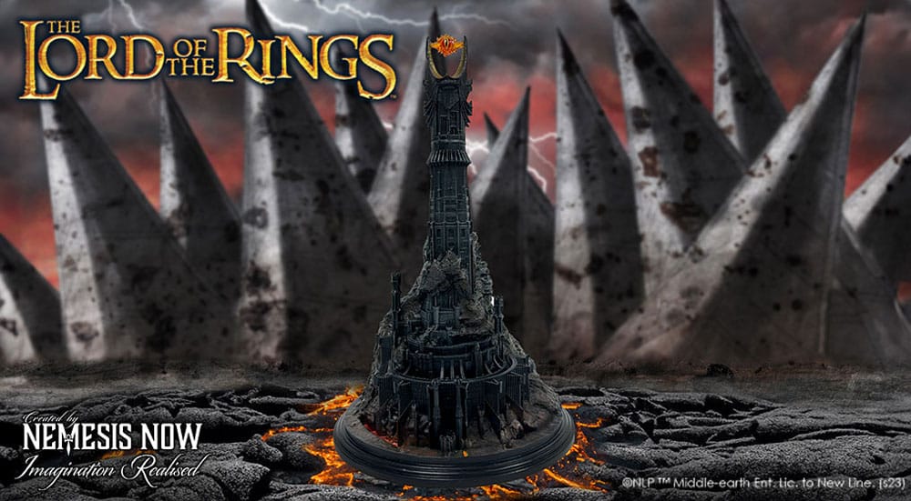Herr der Ringe Statue mit Räuchereinsatz Barad Dur 26 cm - Preorder - ETA: 27.11.2025