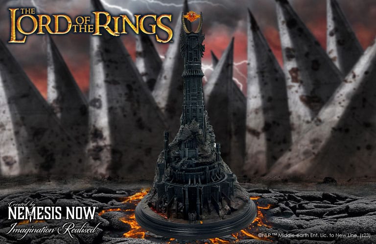 Herr der Ringe Statue mit Räuchereinsatz Barad Dur 26 cm - Preorder - ETA: 27.11.2025