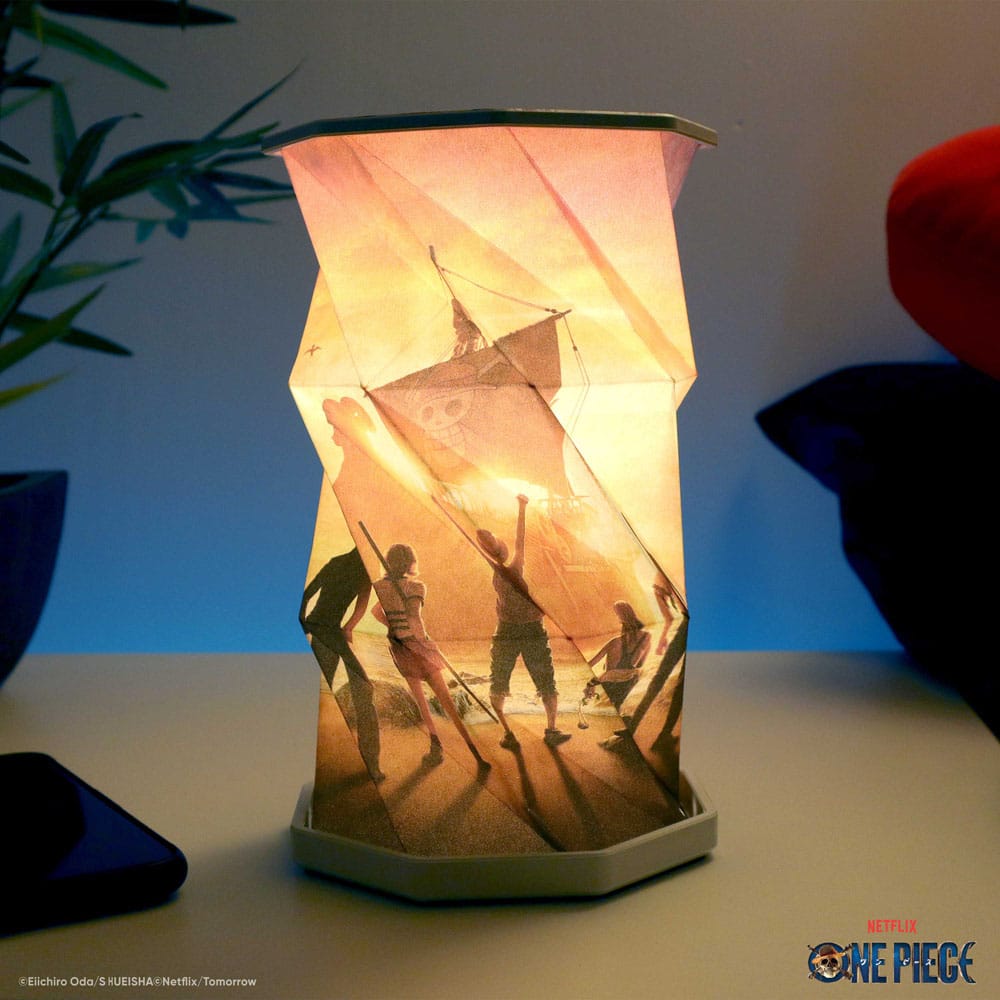 One Piece faltbare Lampe Straw Hat Crew 15 cm - Versand: 5-7 Tage nach Bestellung