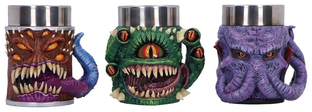 Dungeons & Dragons 3er Set Mini-Krüge Mini Monster 9 cm  - Preorder - ETA: 25.05.2026