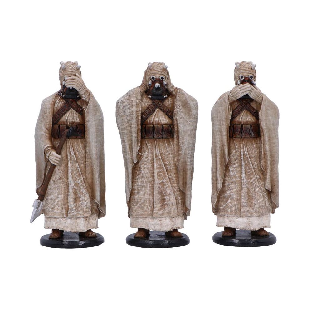 Original Stormtrooper Statue Three Wise Tusken Raiders 14 cm   - Versand: 7 Tage nach Bestellung