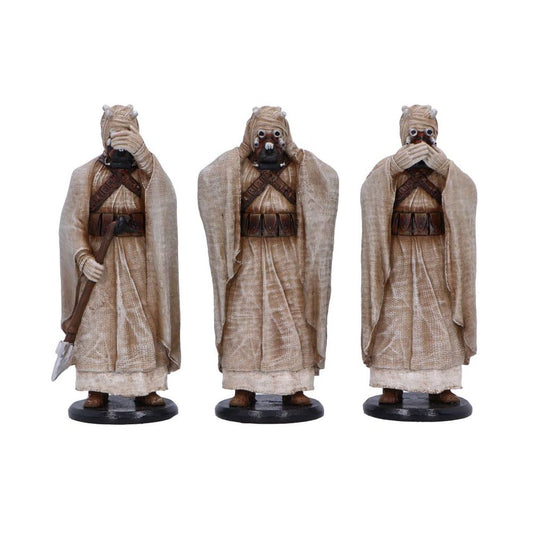 Original Stormtrooper Statue Three Wise Tusken Raiders 14 cm   - Versand: 7 Tage nach Bestellung