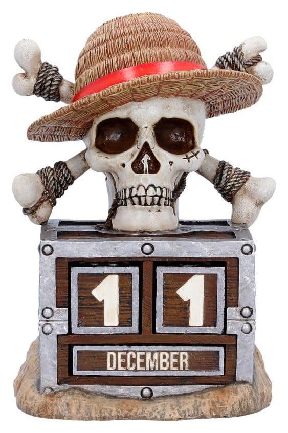 One Piece Ewiger Kalender Luffy Jolly Roger 16 cm - Versand: 7 Tage nach Bestellung