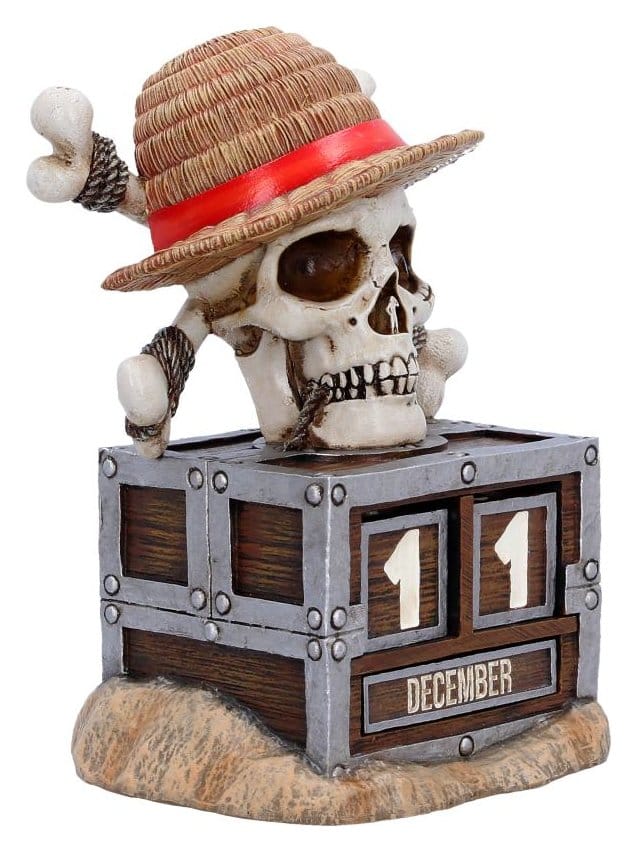 One Piece Ewiger Kalender Luffy Jolly Roger 16 cm - Versand: 7 Tage nach Bestellung