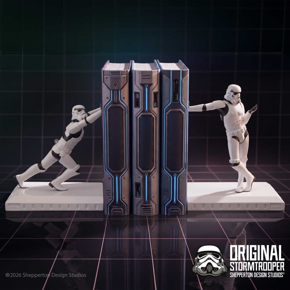 Original Stormtrooper Buchstützen Working Hard Hardly Working 19 cm - Preorder - ETA: 25.09.2026