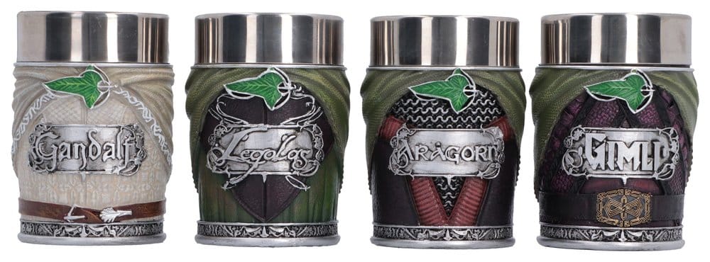 Der Herr der Ringe Mini-Becher Set The Fellowship 4 cm - Preorder - ETA: 25.11.2026