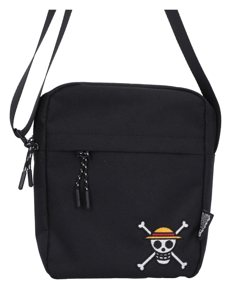 One Piece Umhängetasche Luffy Jolly Roger (Black) 23 cm - Preorder - ETA: 28.12.2026
