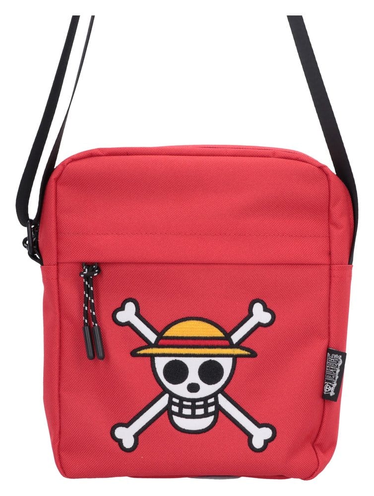 One Piece Umhängetasche Luffy Jolly Roger (Red) 23 cm - Preorder - ETA: 28.12.2026