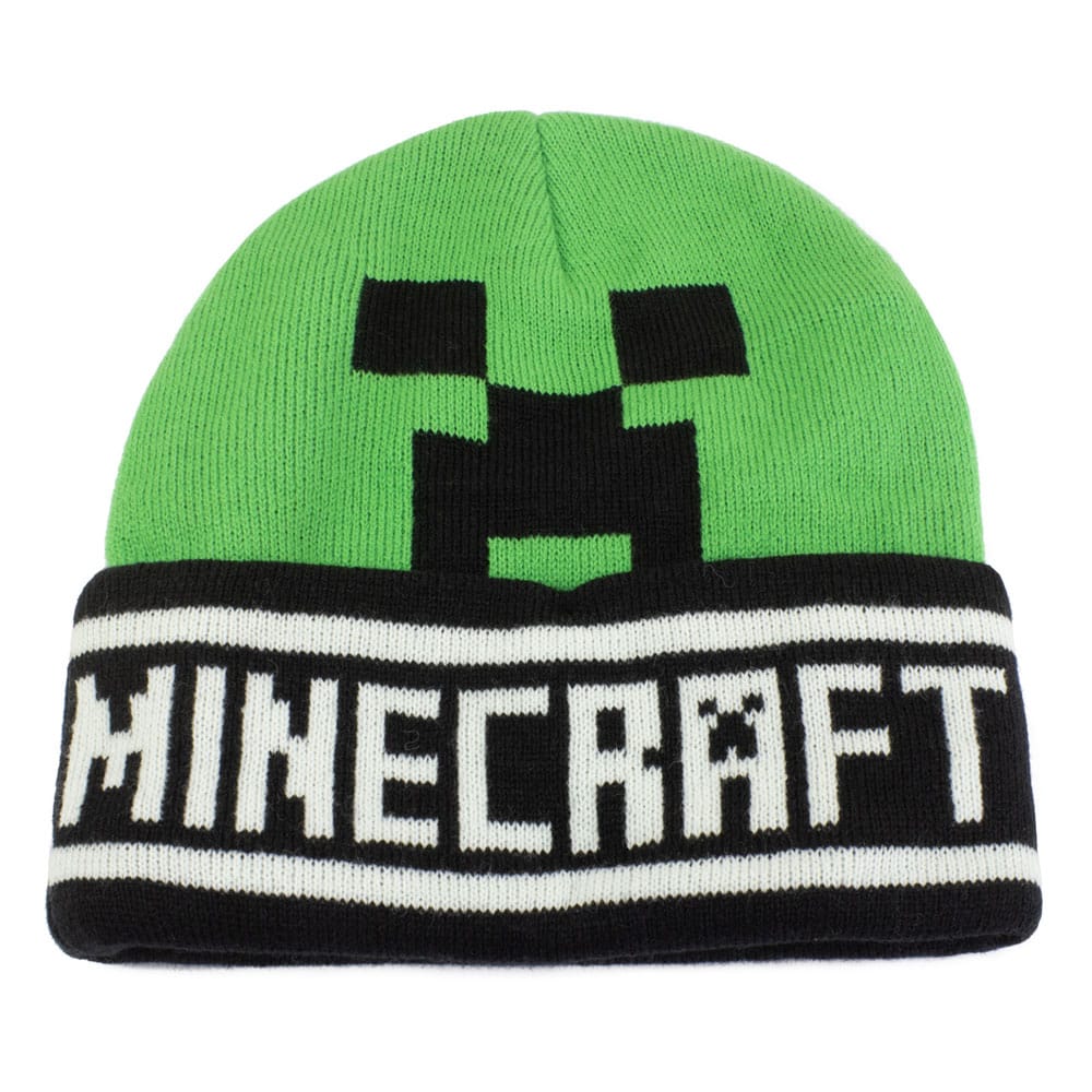 Minecraft Beanie Creeper Face  - Versand: 7 Tage nach Bestellung