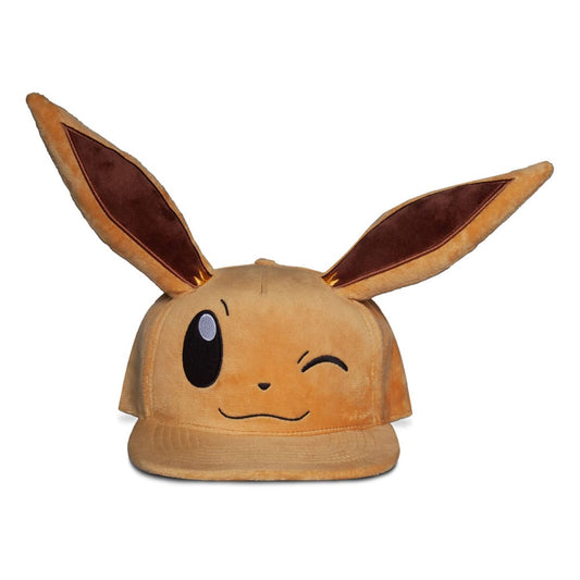 Pokemon Snapback Cap Winking Evoli - Versand: 5-7 Tage nach Bestellung