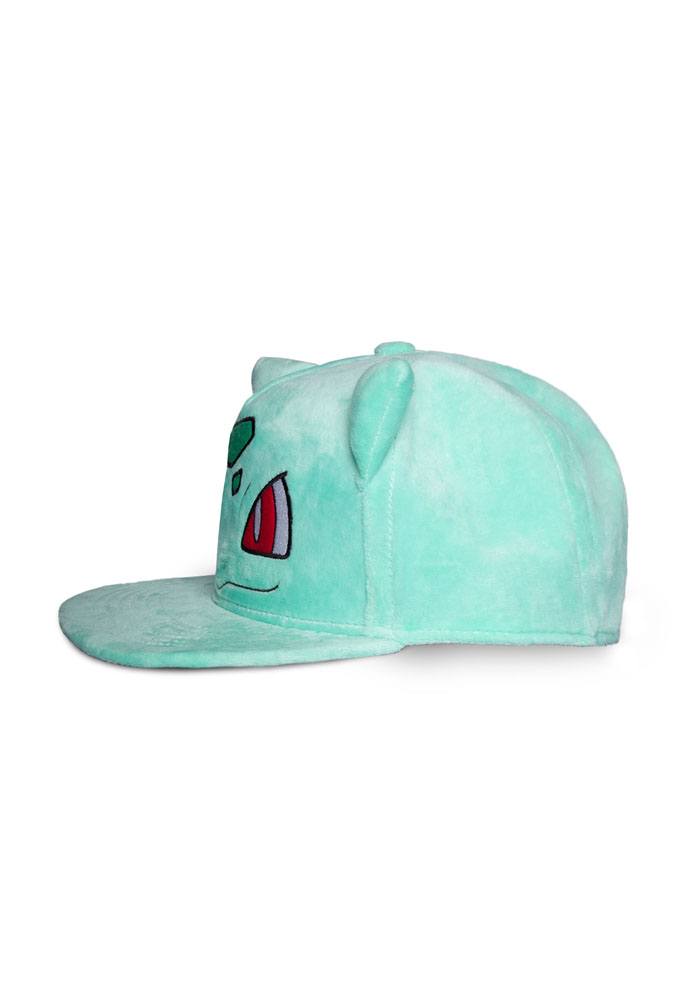 Pokémon Plüsch Snapback Cap Bulbasaur  - Versand: 5-7 Tage nach Bestellung