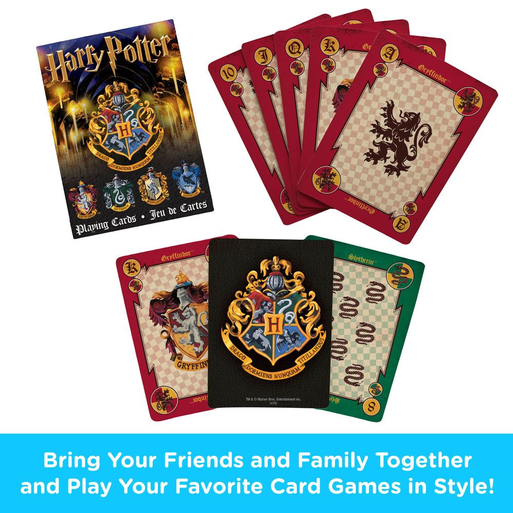 Harry Potter Spielkarten Crests - Versand: 5-7 Tage nach Bestellung