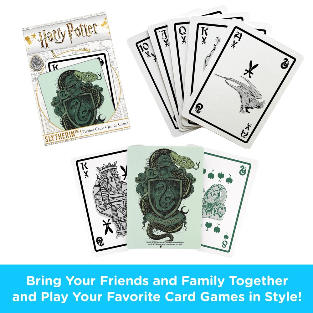 Harry Potter Spielkarten Slytherin - Versand: 5-7 Tage nach Bestellung