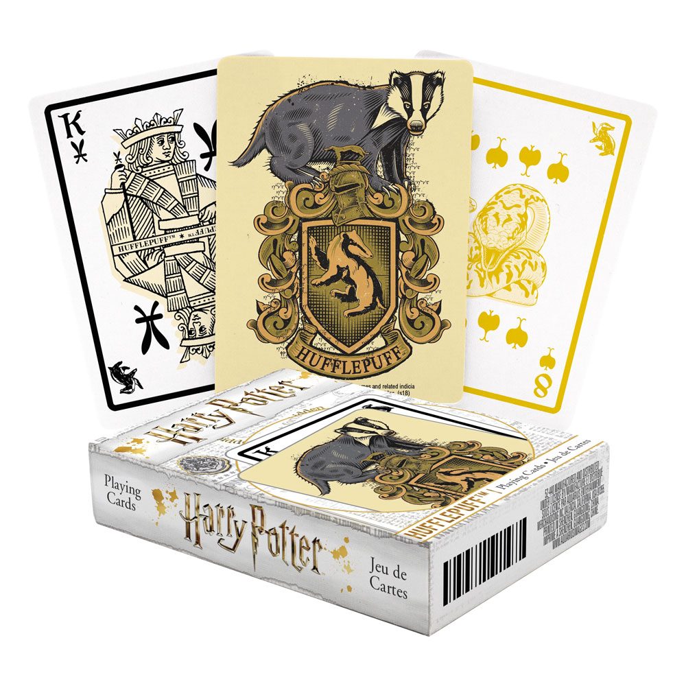 Harry Potter Spielkarten Hufflepuff - Versand: 5-7 Tage nach Bestellung