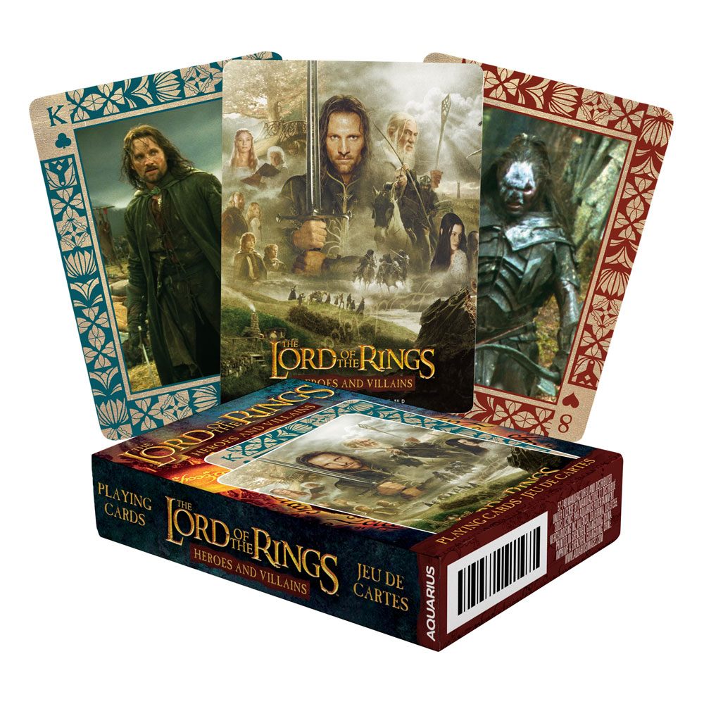 Herr der Ringe Spielkarten Heroes and Villains - Preorder - ETA: 27.10.2025