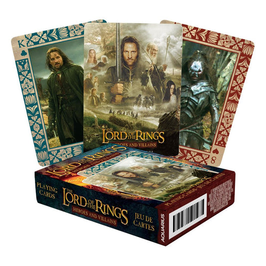 Herr der Ringe Spielkarten Heroes and Villains - Preorder - ETA: 27.10.2025