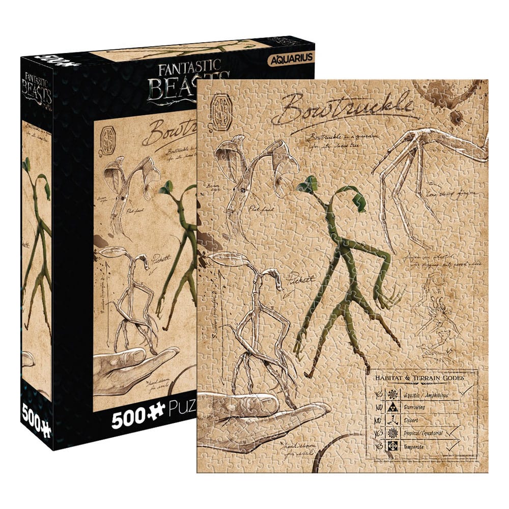 Harry Potter: Fantastic Beasts - Bowtruckle 500 Piece Jigsaw Puzzle - Preorder - ETA: 27.10.2025