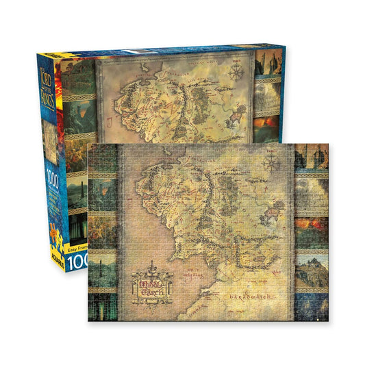 Herr der Ringe Puzzle Map (1000 Teile) - Preorder - ETA: 27.10.2025