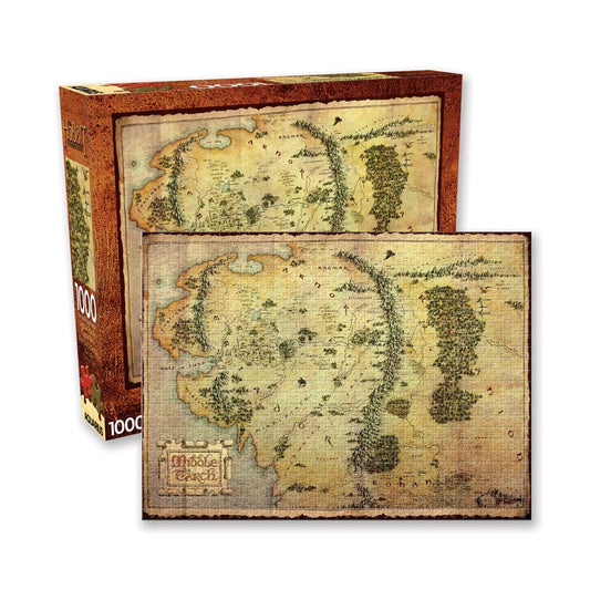 Der Hobbit Puzzle Map (1000 Teile) - Preorder - ETA: 27.10.2025