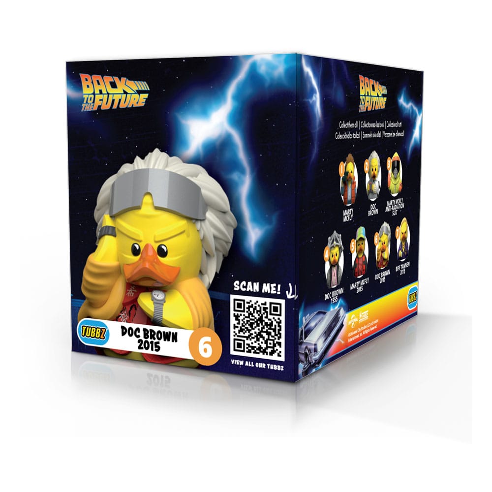 Zurück in die Zukunft Tubbz PVC Figur Doc Brown 2015 Boxed Edition 10 cm   - Versand: 5-7 Tage nach Bestellung