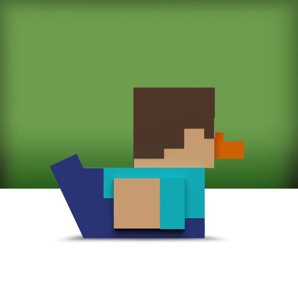 Minecraft Tubbz Mini PVC Figur Steve 5 cm          - Versand: 5-7 Tage nach Bestellung