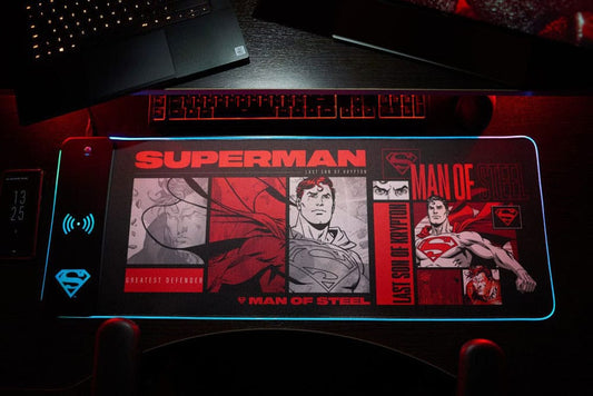 DC Comics Mousepad mit Ladefunktion Superman  - Versand: 5-7 Tage nach Bestellung