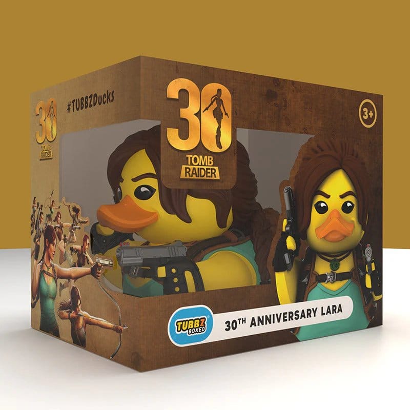 Tomb Raider Tubbz PVC Figur Lara (30th Anniversary)  Boxed Edition 10 cm    - Versand: 7 Tage nach Bestellung