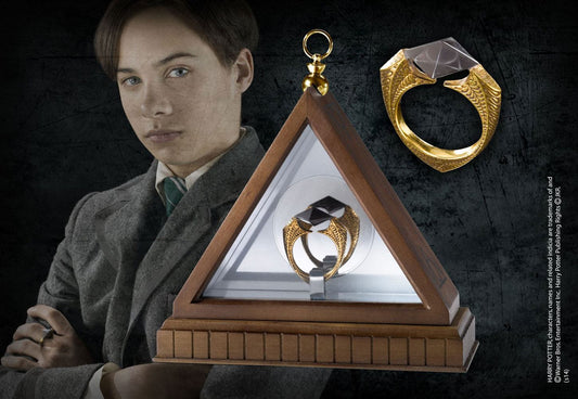 Harry Potter Replik 1/1 Lord Voldemorts Horkrux Ring (vergoldet) - Versand: 7 Tage nach Bestellung