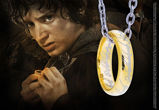 Herr der Ringe Ring mit Kette Der Eine Ring (Sterling Silber) - Versand: 5-7 Tage nach Bestellung