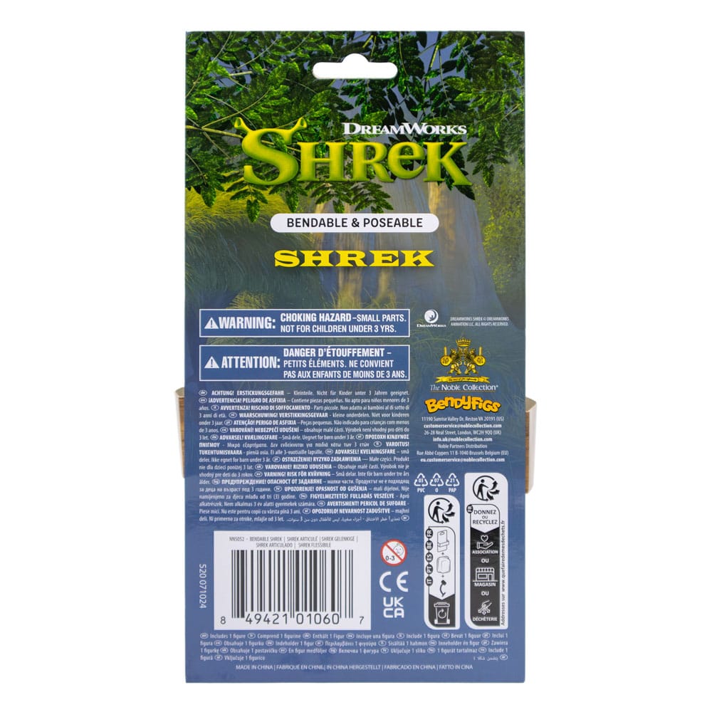 Shrek Bendyfigs Biegefigur Shrek 15 cm - Versand: 5-7 Tage nach Bestellung