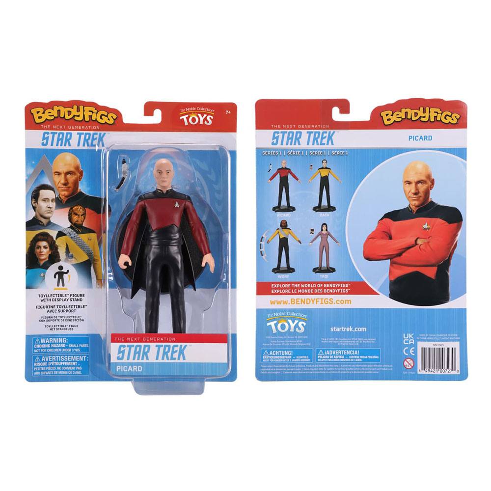 Star Trek: The Next Generation Bendyfigs Biegefigur Capt. Picard 19 cm - Preorder - ETA: 18.10.2025