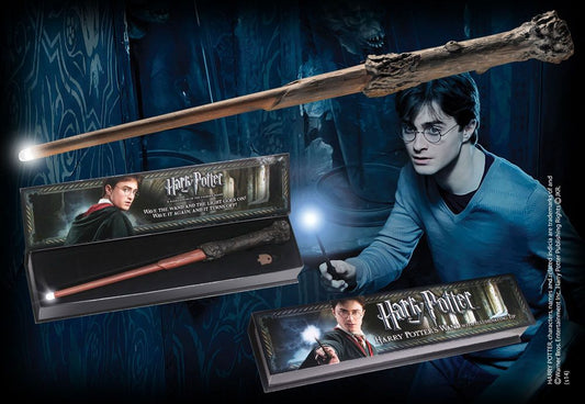 Harry Potter Replik Harrys Zauberstab mit Leuchtfunktion - Versand: 5-7 Tage nach Bestellung