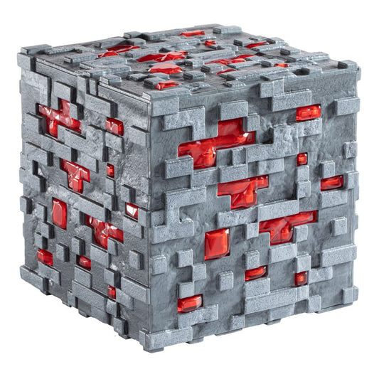 Minecraft Replik Illuminating Redstone Ore Cube 10 cm - Preorder - ETA: 18.10.2025