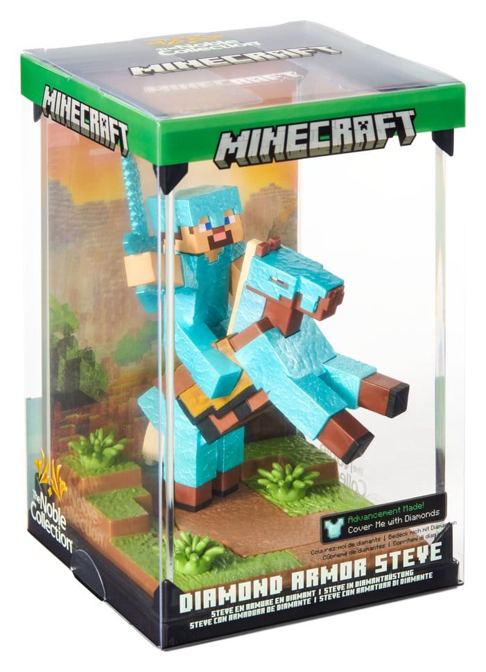 Minecraft Figur Diorama Diamond Armor Steve und Pferd 18 cm - Preorder - ETA: 24.12.2026