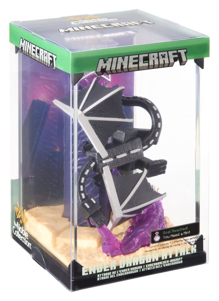 Minecraft Figur Diorama Ender Dragon Attack 18 cm - Preorder - ETA: 24.12.2026
