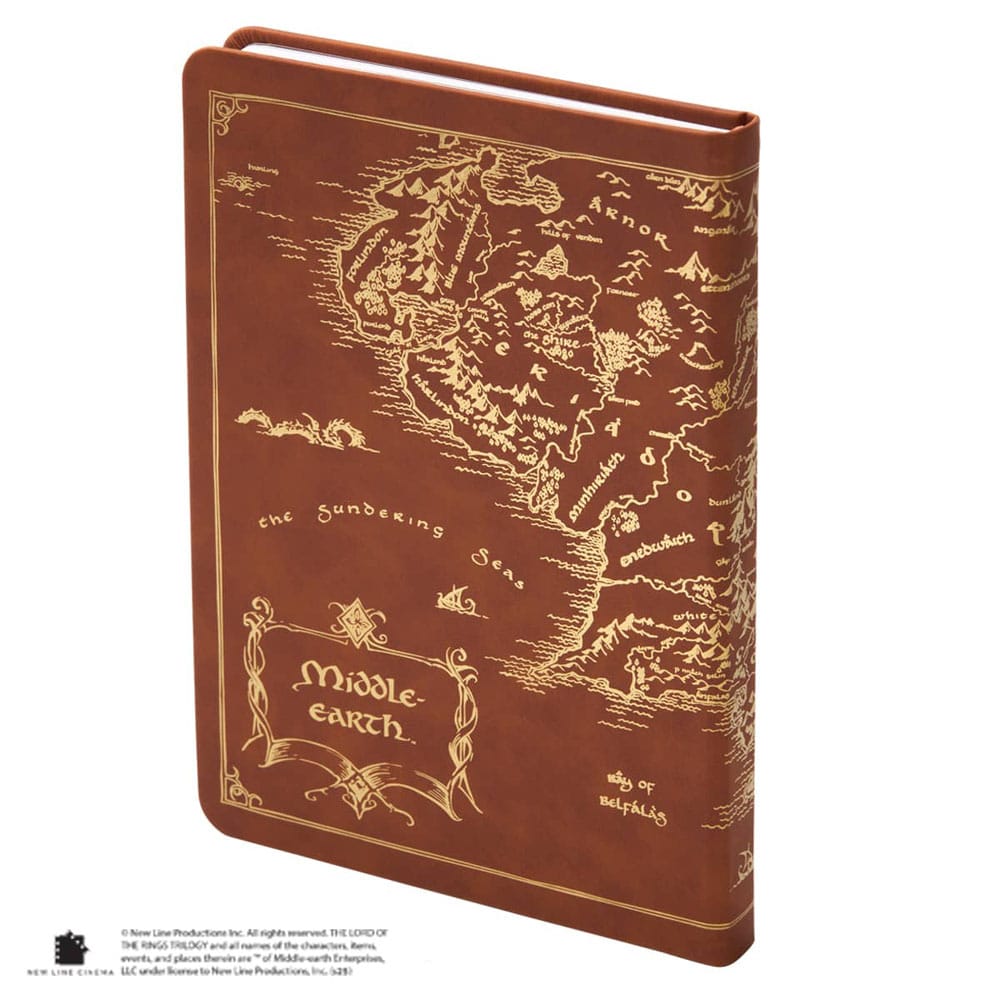 Der Herr der Ringe Tagebuch Map of Middle-Earth 240 Seiten  - Versand: 7 Tage nach Bestellung