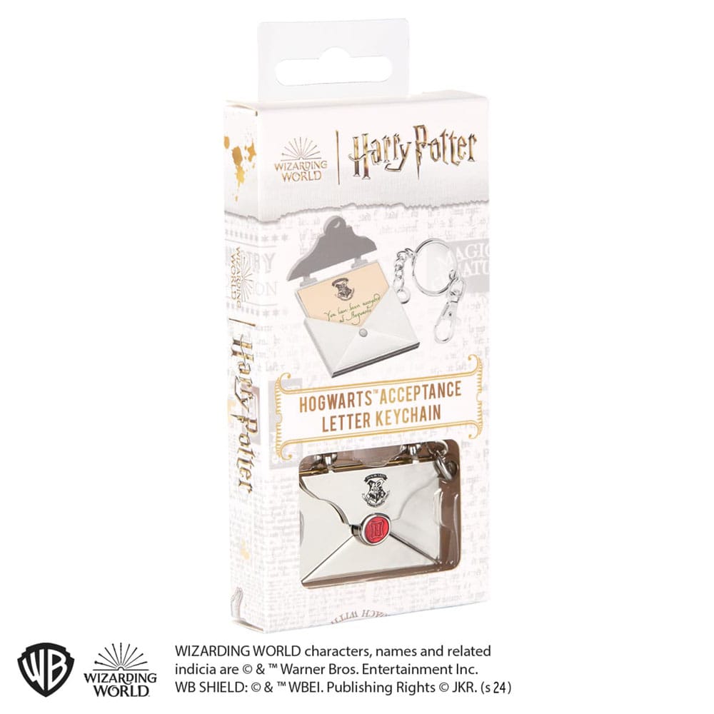 Harry Potter Metall Schlüsselanhänger Hogwarts Acceptance Letter  - Preorder - ETA: 13.09.2025